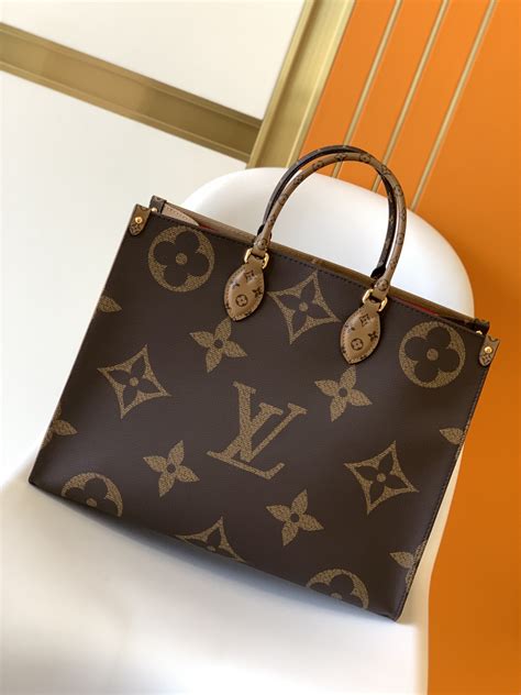 m45320 lv|louis vuitton onthego cognac gm.